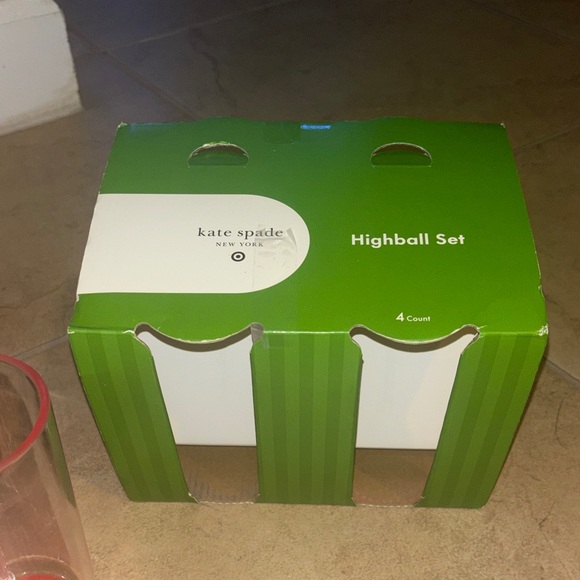 Kate spade  Highball Glass Set with Stir Sticks - Picture 6 of 6